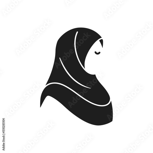 Woman in hijab icon