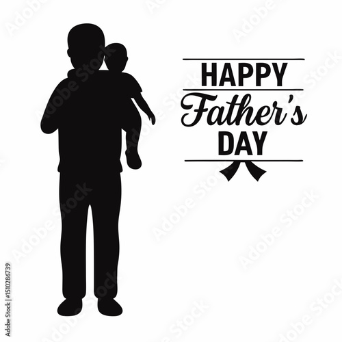 Happy Father's Day Silhouette