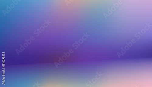 Studio background,Empty Room Lilac ombre,Greenish blue color wall and flooring.Studio display podium with blurry pink,violet,blue template.Vector banner Futuristic neon for product future cyberspace