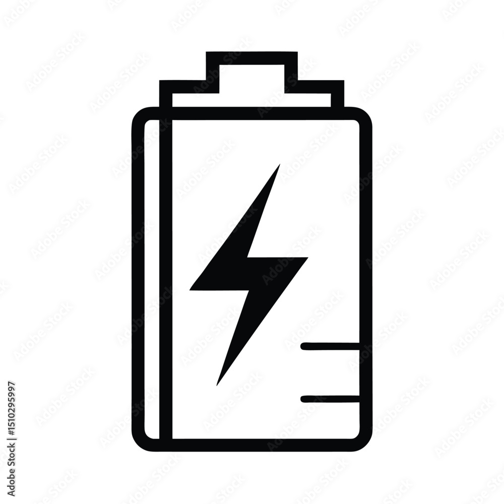 Battery icon energy power charge symbol electricity Battery icon energy power charge symbol electricity