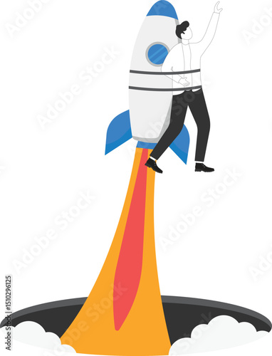 Business start up idea Illustration