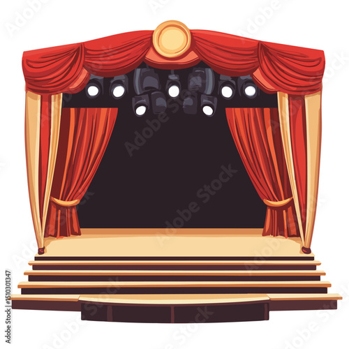 Professional Show and Theater Vector Illustration for Projects and Presentations