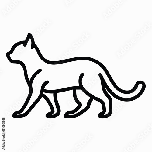 wolf vinyl ready vector illustration