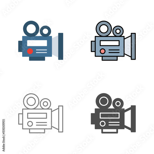 Video Camera Vector Icon