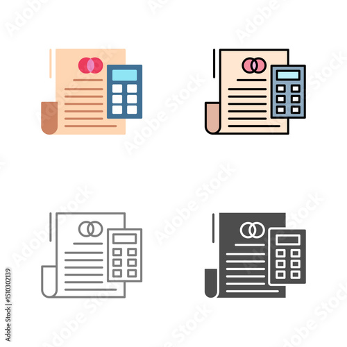 Wedding Cost Vector Icon