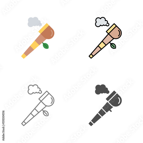 Pipe Of Peace Vector Icon