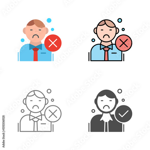 Rejected Vector Icon