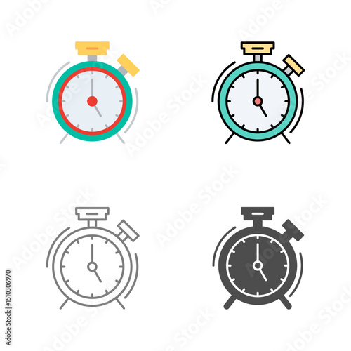 Alarm Clock Vector Icon