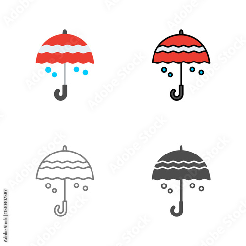 Umbrella Vector Icon