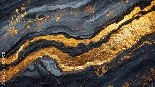Dark Stone Veins