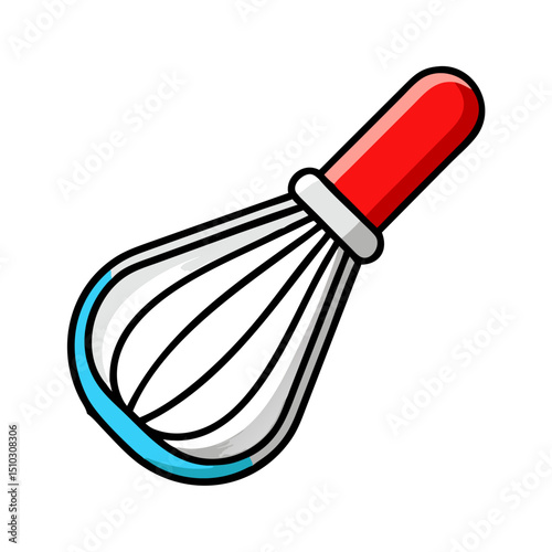 Whisk icon symbolizing baking, kitchen or food prep.