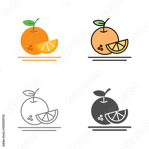 Orange Vector Icon