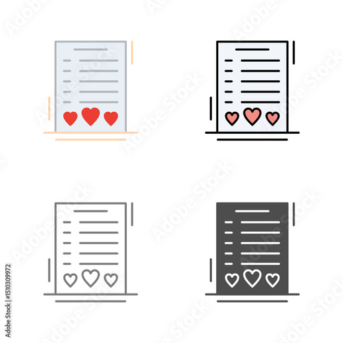 Wishlist Vector Icon