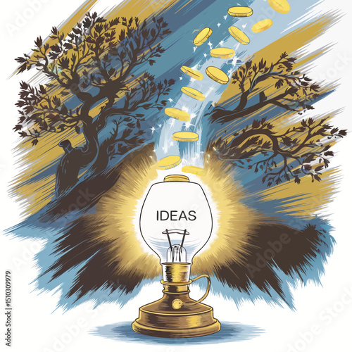 Turning Ideas Into Profit Concept Art