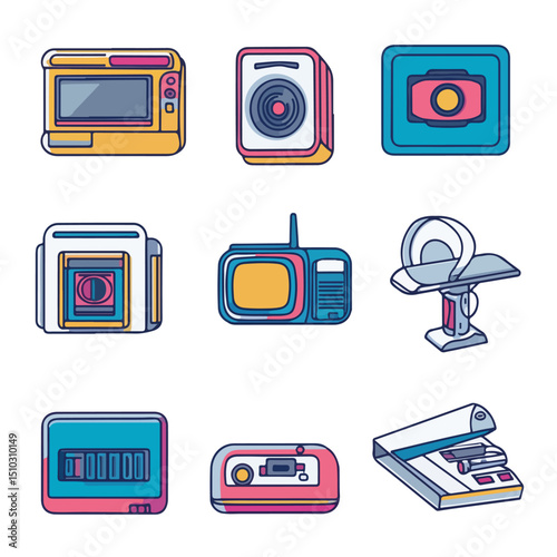 Professional Multimedia Isolated Icon Vector Illustration for Digital Media Use