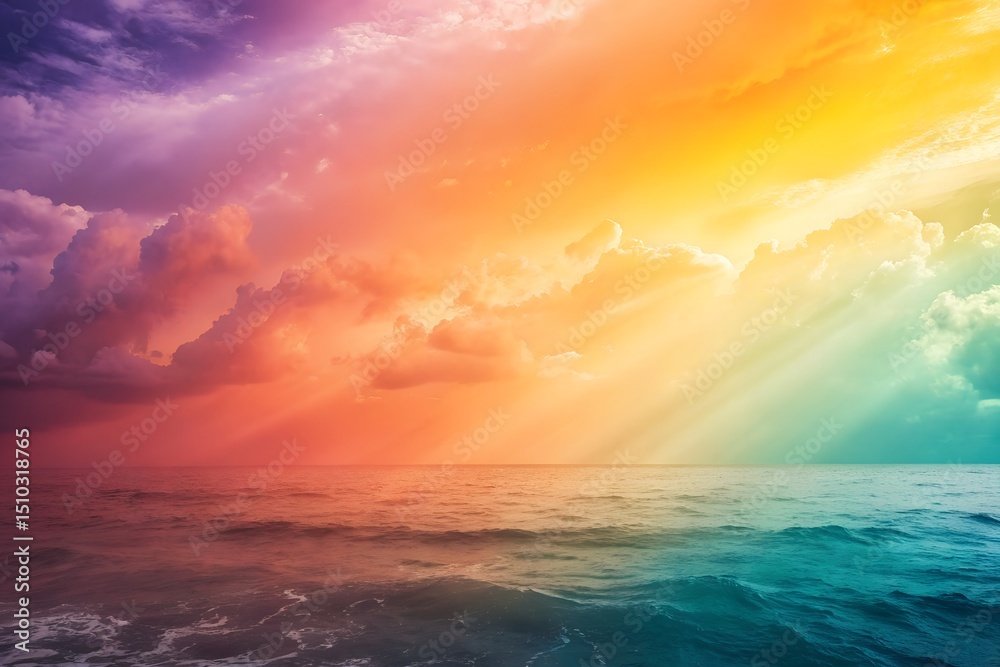 Fototapeta premium Abstract blurred gradient background colours with dynamic effect 