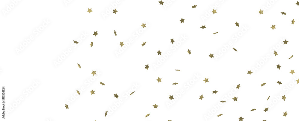 Fototapeta premium stars gold rainfall in 3d