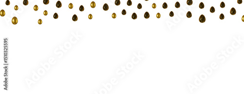 Eggs. 3D. Golden Egg