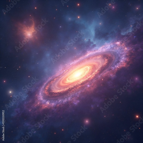 space galaxy in space