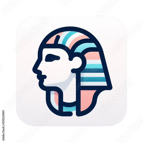 Illustration egyptian head