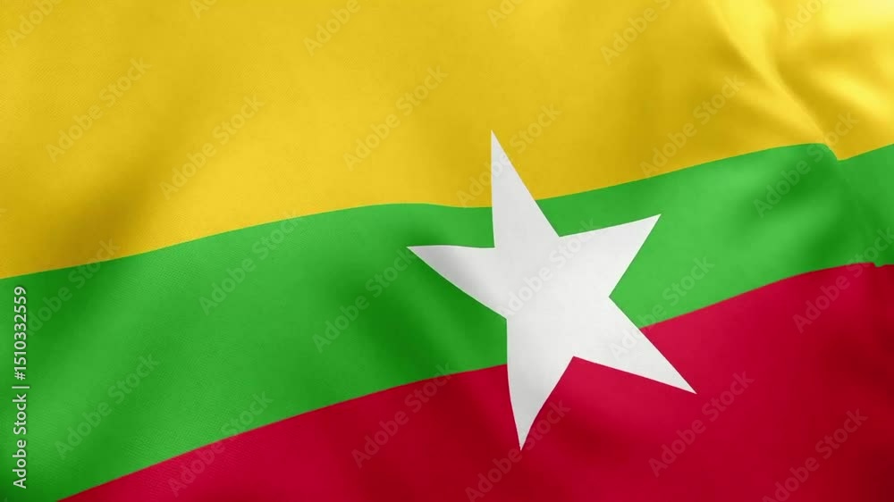flag of myanmar