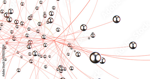 network holding in hand 3d ...