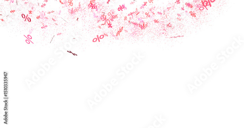 Blurred sale background. 3d