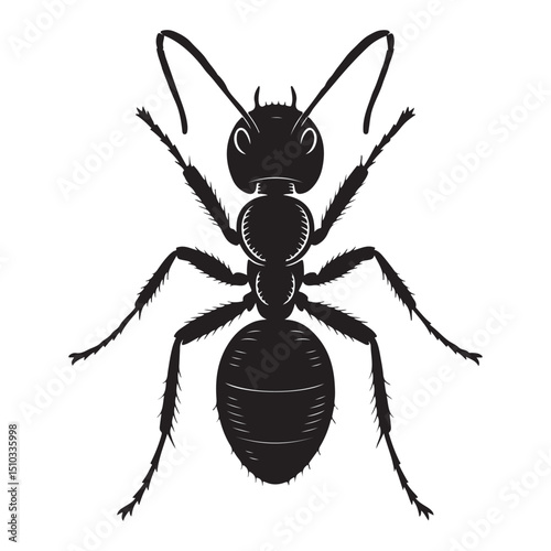 Shadowed Ant with Realistic Form