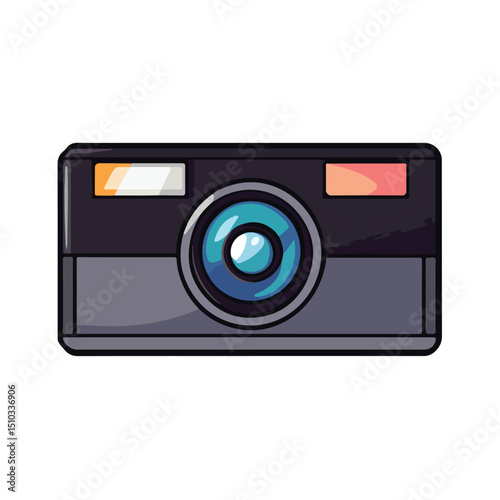 Vintage VHS Media Icon Vector Illustration for Graphic Design Projects