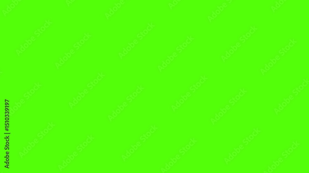 Bubble Opening Animation on Green Screen