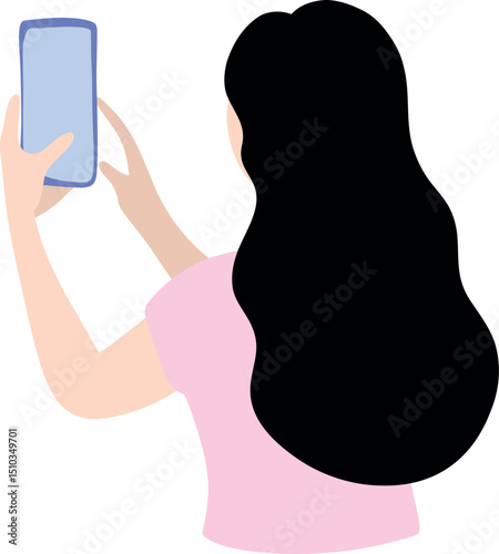 Fashion blogger selfie
