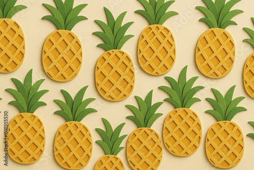 set of pineapple