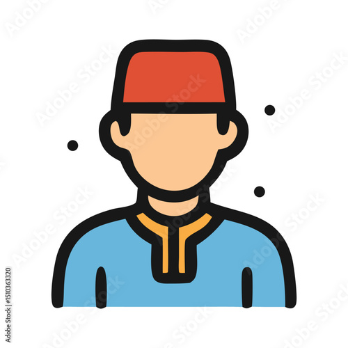2d icon single ramadan kareem. suitable for your project, digital marketing, website design and more