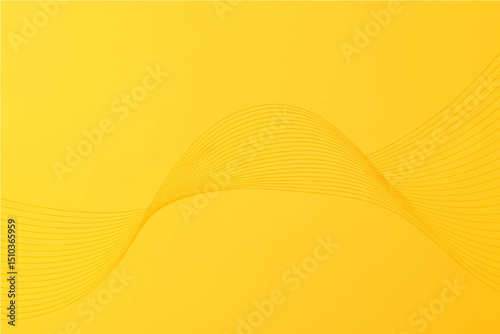 Abstract background with yellow gradient and flowing line.