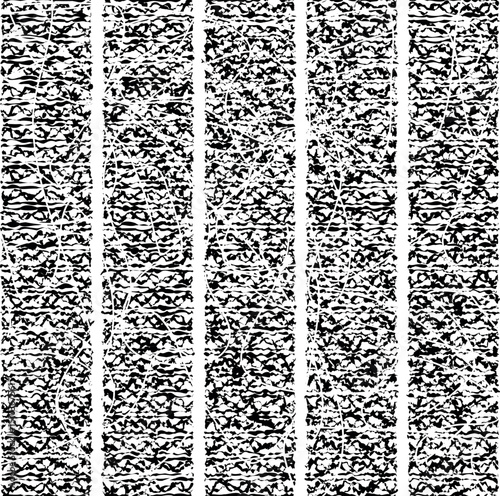 Vertical wide stripes with visual noise in the form of texture.
