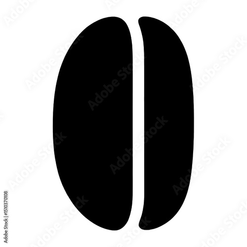 coffee bean icon isolated PNG transparent