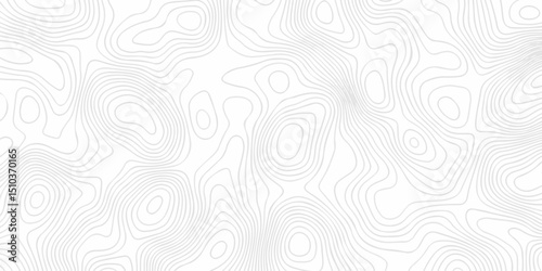 Modern Abstract white topo map location discovery. vector topo map design White background with topographic world grid wave Topographic map geographic line texture.	