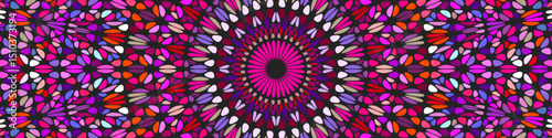 Geometrical abstract dynamic psychedelic gemstone ornament background
