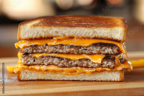 Whataburger Patty Melt – Iconic Texas Fast Food with Grilled Onions and Creamy Pepper Sauce photo