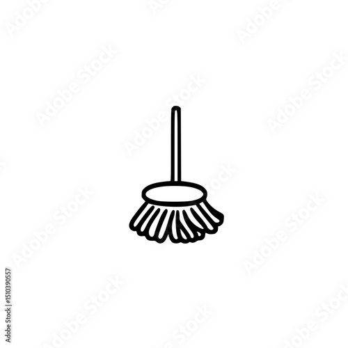 Vector mop icon