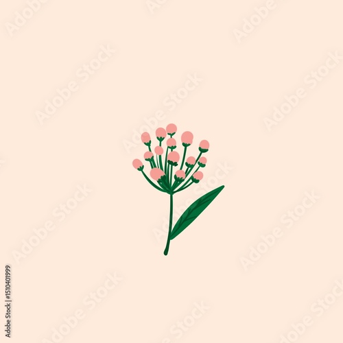 Fototapeta Naklejka Na Ścianę i Meble -  Seamless watercolour and unique floral pattern background for covers, notes, banner. Soft backgrounds colour. Watercolour art work. Flower stalk. Colourful flower.