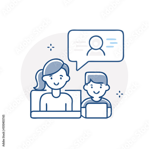 Profile icon showing identity verification or user details.