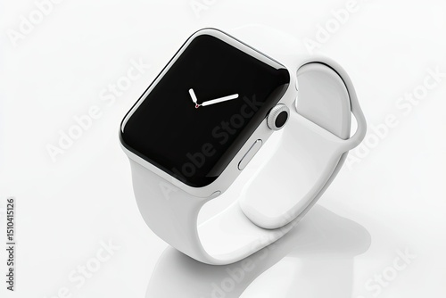 High Resolution Visual of Apple Watch Series 9 Mockup Perspective