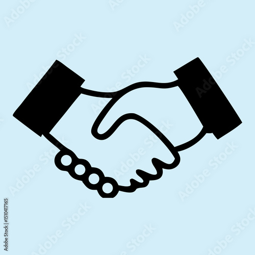 Handshake Icon - Symbol of Agreement and Partnership