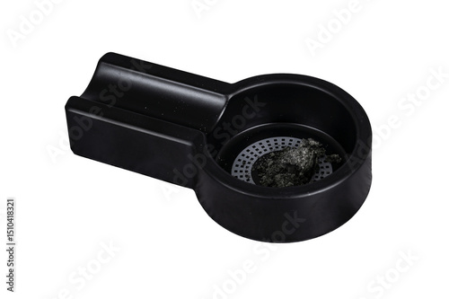 luxury marble ashtray cigar tray isolated on a transparent background