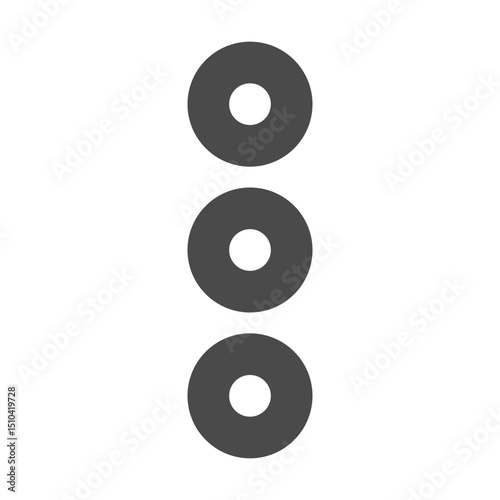 Clean and Modern Icon of vertical menu