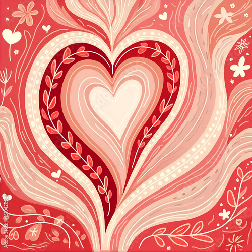 seamless pattern with hearts