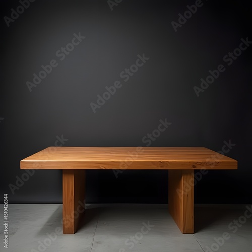 wooden table