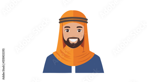 Authentic Islamic Traditional Outfit Avatar
