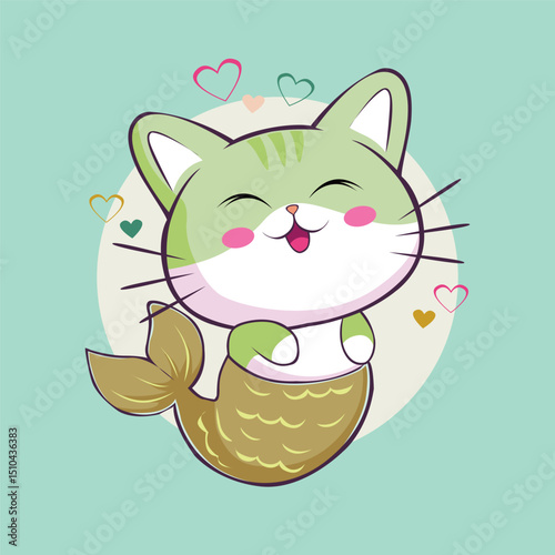 cartoon, cute, character, funny, illustration, anime, cat, pet, kitten, happy, animal, kitty, baby, adorable, design, kawaii, isolated, fun, orange, art, vector, holiday, doodle, sticker, beautiful